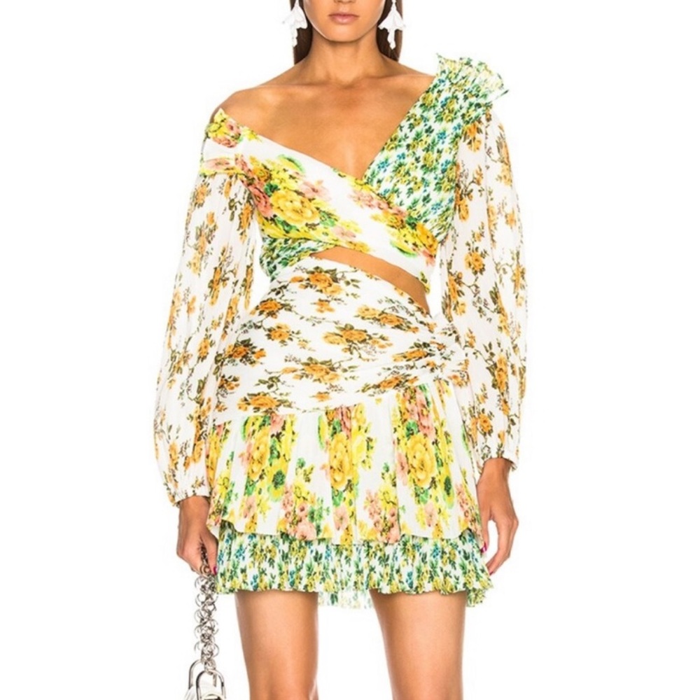 Zimmermann Golden Surfer Mini Dress Size 0